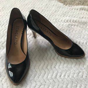 Staccato Black Pumps